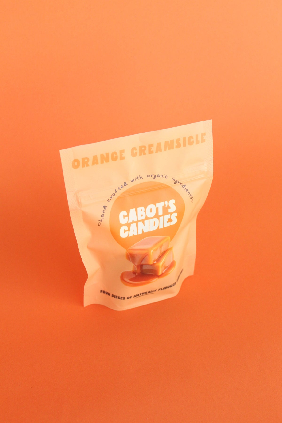 Artisan Orange Creamsicle Caramels - Cabot's Candies